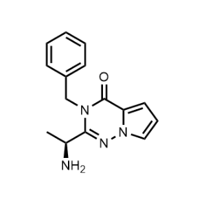(S)-2-(1-aminoethyl)-3-benzylpyrrolo[2,1-f][1,2,4]triazin-4(3H)-one|CS-0483412