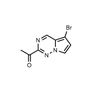 1-(5-Bromopyrrolo[2,1-f][1,2,4]triazin-2-yl)ethan-1-one|CS-0483442