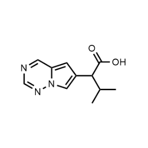 3-Methyl-2-(pyrrolo[2,1-f][1,2,4]triazin-6-yl)butanoic acid|CS-0483688