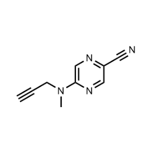 5-(Methyl(prop-2-yn-1-yl)amino)pyrazine-2-carbonitrile|CS-0483824