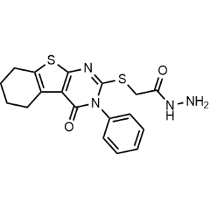 2-((4-Oxo-3-phenyl-3,4,5,6,7,8-hexahydrobenzo[4,5]thieno[2,3-d]pyrimidin-2-yl)thio)acetohydrazide|CS-0484151