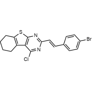 2-(4-Bromostyryl)-4-chloro-5,6,7,8-tetrahydrobenzo[4,5]thieno[2,3-d]pyrimidine|CS-0484214
