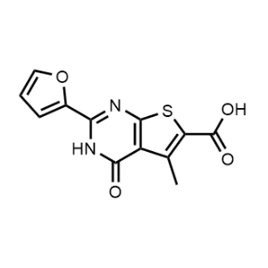 2-(Furan-2-yl)-5-methyl-4-oxo-3,4-dihydrothieno[2,3-d]pyrimidine-6-carboxylic acid|CS-0484282