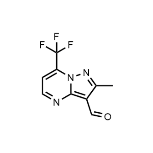 2-Methyl-7-(trifluoromethyl)pyrazolo[1,5-a]pyrimidine-3-carbaldehyde|CS-0484310