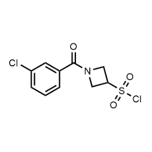 1-(3-Chlorobenzoyl)azetidine-3-sulfonyl chloride|CS-0484425