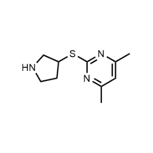 4,6-Dimethyl-2-(pyrrolidin-3-ylthio)pyrimidine|CS-0484479