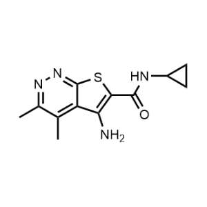 5-Amino-N-cyclopropyl-3,4-dimethylthieno[2,3-c]pyridazine-6-carboxamide|CS-0484746