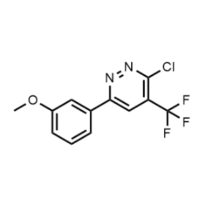 3-Chloro-6-(3-methoxyphenyl)-4-(trifluoromethyl)pyridazine|CS-0485028