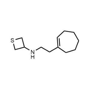 N-(2-(cyclohept-1-en-1-yl)ethyl)thietan-3-amine|CS-0485176