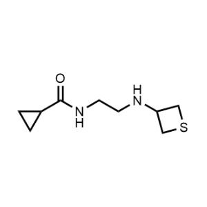 N-(2-(thietan-3-ylamino)ethyl)cyclopropanecarboxamide|CS-0485239
