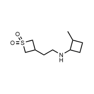 3-(2-((2-Methylcyclobutyl)amino)ethyl)thietane 1,1-dioxide|CS-0485255