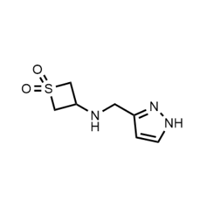 3-(((1H-pyrazol-3-yl)methyl)amino)thietane 1,1-dioxide|CS-0485308