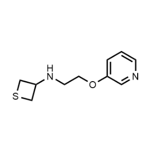 N-(2-(pyridin-3-yloxy)ethyl)thietan-3-amine|CS-0485322