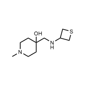 1-Methyl-4-((thietan-3-ylamino)methyl)piperidin-4-ol|CS-0485343