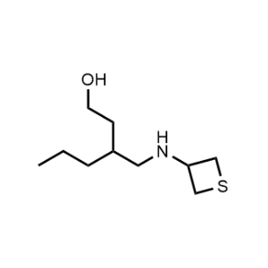 3-((Thietan-3-ylamino)methyl)hexan-1-ol|CS-0485372