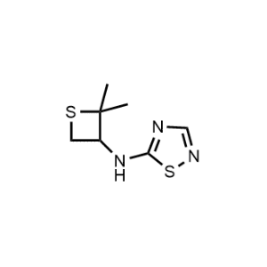 N-(2,2-dimethylthietan-3-yl)-1,2,4-thiadiazol-5-amine|CS-0485397