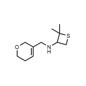 N-((5,6-dihydro-2H-pyran-3-yl)methyl)-2,2-dimethylthietan-3-amine|CS-0485403