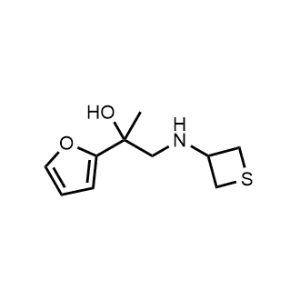 2-(Furan-2-yl)-1-(thietan-3-ylamino)propan-2-ol|CS-0485409