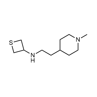 N-(2-(1-methylpiperidin-4-yl)ethyl)thietan-3-amine|CS-0485422
