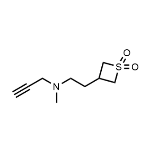 3-(2-(Methyl(prop-2-yn-1-yl)amino)ethyl)thietane 1,1-dioxide|CS-0485468