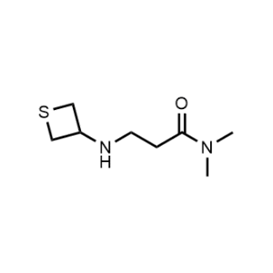 N,N-dimethyl-3-(thietan-3-ylamino)propanamide|CS-0485501