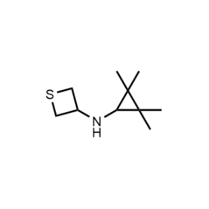 N-(2,2,3,3-tetramethylcyclopropyl)thietan-3-amine|CS-0485505