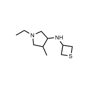 1-Ethyl-4-methyl-N-(thietan-3-yl)pyrrolidin-3-amine|CS-0485521