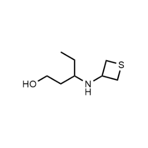 3-(Thietan-3-ylamino)pentan-1-ol|CS-0485561