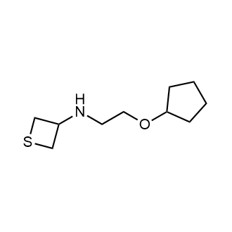 N-(2-(cyclopentyloxy)ethyl)thietan-3-amine|CS-0485587