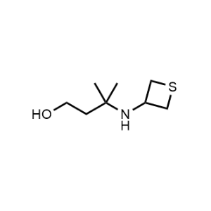 3-Methyl-3-(thietan-3-ylamino)butan-1-ol|CS-0485597