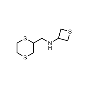 N-((1,4-dithian-2-yl)methyl)thietan-3-amine|CS-0485608