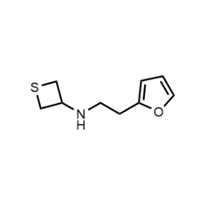 N-(2-(furan-2-yl)ethyl)thietan-3-amine|CS-0485615