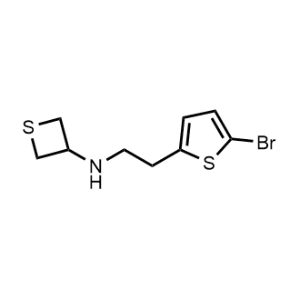 N-(2-(5-bromothiophen-2-yl)ethyl)thietan-3-amine|CS-0485622