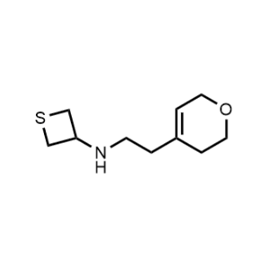 N-(2-(3,6-dihydro-2H-pyran-4-yl)ethyl)thietan-3-amine|CS-0485631