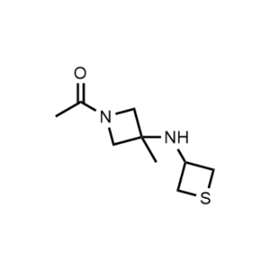 1-(3-Methyl-3-(thietan-3-ylamino)azetidin-1-yl)ethan-1-one|CS-0485645