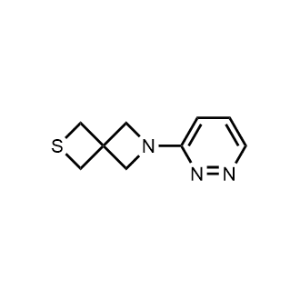 6-(Pyridazin-3-yl)-2-thia-6-azaspiro[3.3]Heptane|CS-0485654