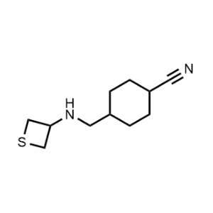 4-((Thietan-3-ylamino)methyl)cyclohexane-1-carbonitrile|CS-0485836