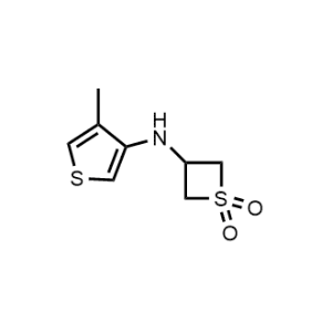 3-((4-Methylthiophen-3-yl)amino)thietane 1,1-dioxide|CS-0485854