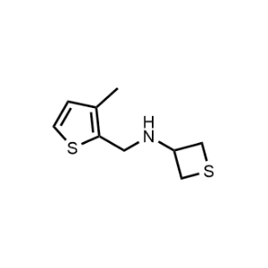 N-((3-methylthiophen-2-yl)methyl)thietan-3-amine|CS-0485876