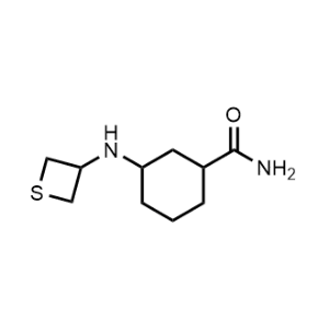 3-(Thietan-3-ylamino)cyclohexane-1-carboxamide|CS-0485914