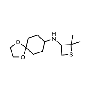 N-(2,2-dimethylthietan-3-yl)-1,4-dioxaspiro[4.5]Decan-8-amine|CS-0485927