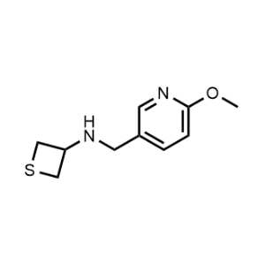 N-((6-methoxypyridin-3-yl)methyl)thietan-3-amine|CS-0485933