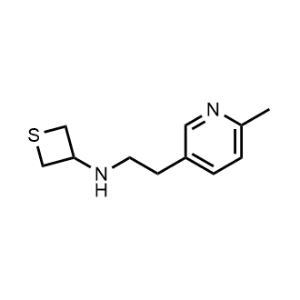 N-(2-(6-methylpyridin-3-yl)ethyl)thietan-3-amine|CS-0485943