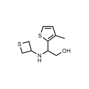 2-(3-Methylthiophen-2-yl)-2-(thietan-3-ylamino)ethan-1-ol|CS-0485946