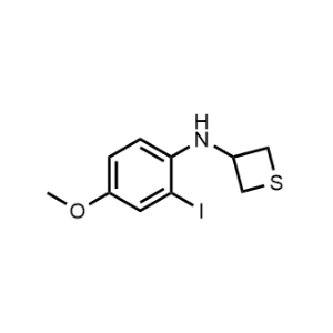 N-(2-iodo-4-methoxyphenyl)thietan-3-amine|CS-0485983