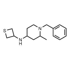 1-Benzyl-2-methyl-N-(thietan-3-yl)piperidin-4-amine|CS-0486034