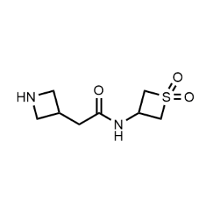 2-(Azetidin-3-yl)-N-(1,1-dioxidothietan-3-yl)acetamide|CS-0486055