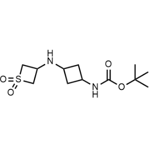 Tert-butyl (3-((1,1-dioxidothietan-3-yl)amino)cyclobutyl)carbamate|CS-0486080