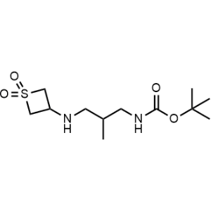Tert-butyl (3-((1,1-dioxidothietan-3-yl)amino)-2-methylpropyl)carbamate|CS-0486082