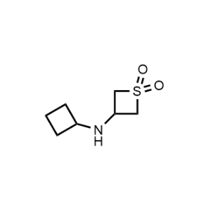3-(Cyclobutylamino)thietane 1,1-dioxide|CS-0486084